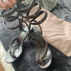 Brand new bottegga heels worn ONCE